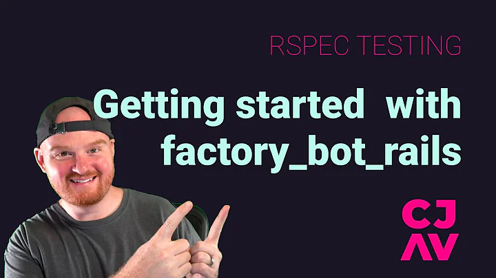 Install Factory Bot with Ruby on Rails