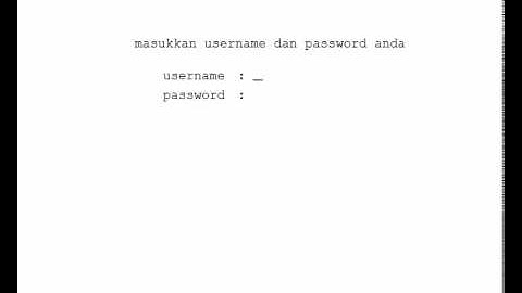[Sample] Login Program - Pascal Basic
