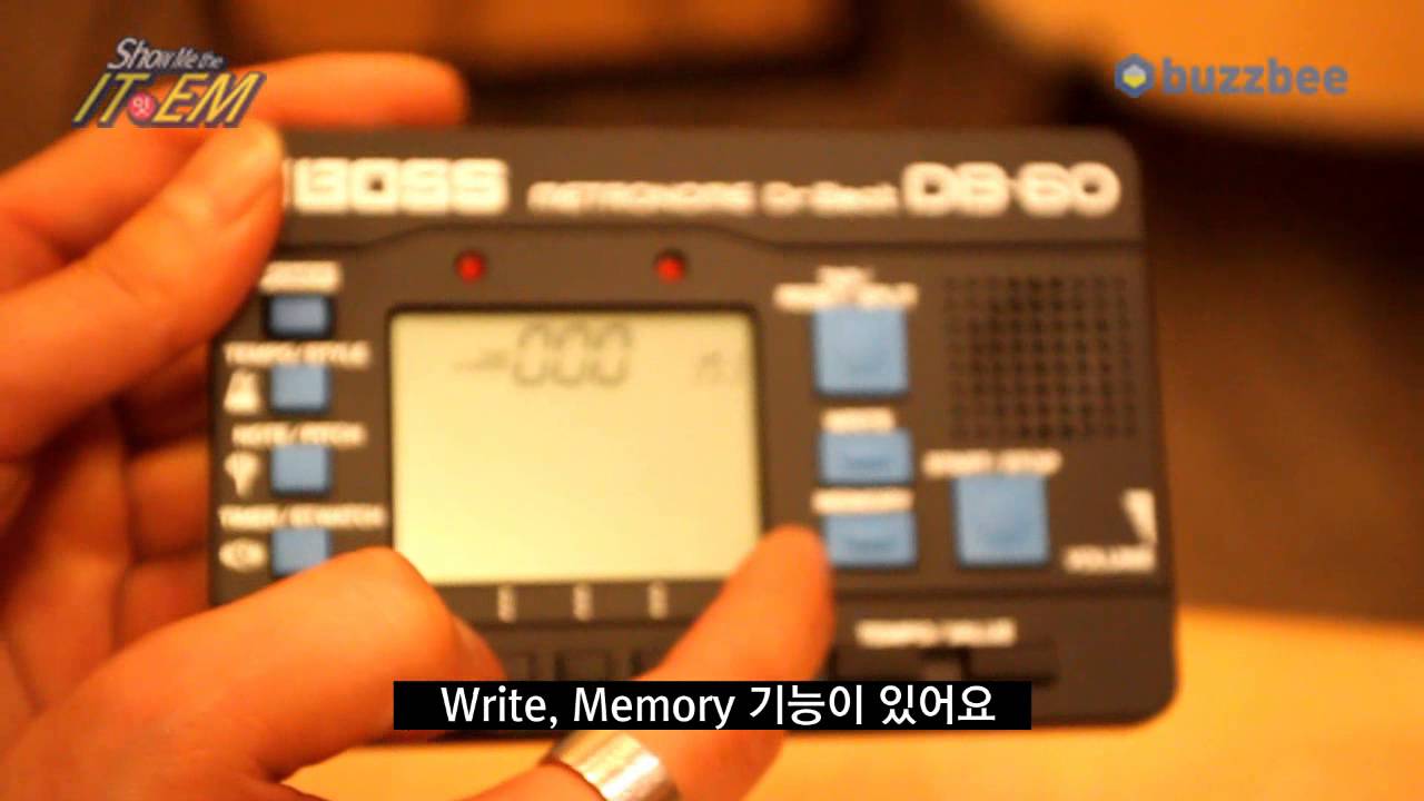 Boss 메트로놈 DB-60 - YouTube