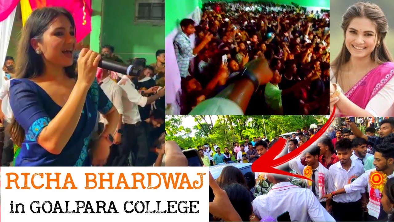 General freshers 2022 Goalpara college 💕 || Assam || popular singar Richa Bhardwaj@richabharradwaj
