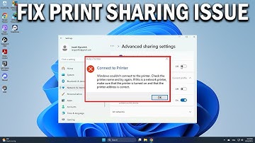 How To Fix Print Sharing Not Working in Windows 11 or 10 - Easy Fix