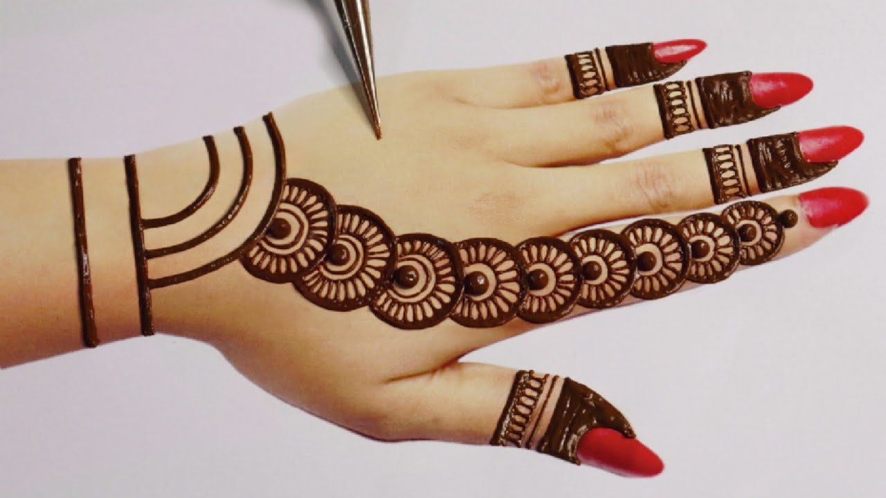 Stylish Easy Backhand Mehandi designs| Simple Mehandi design | Latest Mehndi designs| Henna design