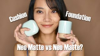 Neo Foundation Matte vs Neo Cushion Matte (25N): LANEIGE 8hr Wear + Mask-Transfer Test