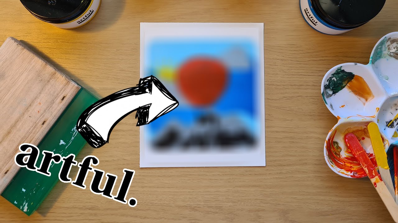 Trying again! Screen Printing a Hot Air Balloon - Quarterly Artful Box