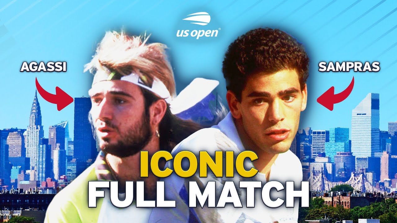 Pete Sampras' First Major! vs. Andre Agassi | Iconic Full Match | 1990 US Open Final