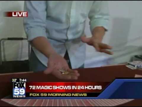 Fox 59 Interview with Daniel Lusk - 72 Magic Shows...