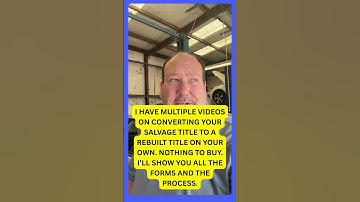 SALVAGE TITLE AUTO? HOE OMZET JE DEZE OM NAAR EEN HERBOUWDE TEXAS TITLE?