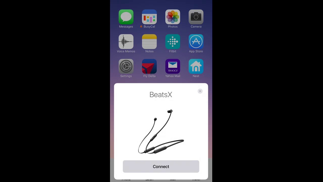 pairing beatsx with iphone