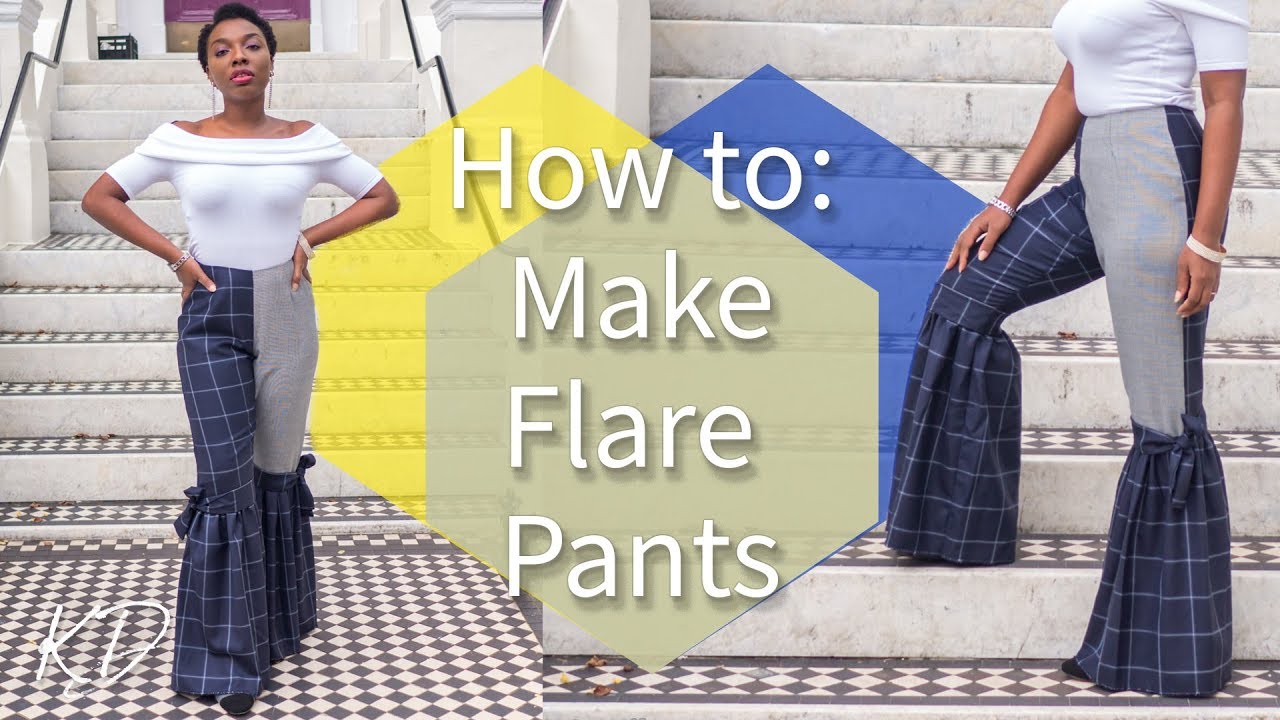 flare jeans sewing pattern