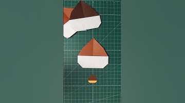 Easy Origami Chestnut – Perfect for Kids & Beginners! 🌰 (How to Origami Tutorial)