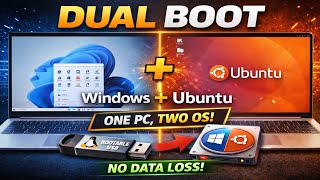 Ubuntu and  Windows 11 Dual Boot Made Insanely Easy (Full 2026 Walkthrough)