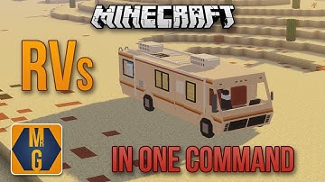Minecraft - RV Campers in One Command!