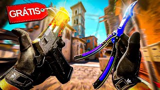 COMO GANHAR MUITAS SKINS de GRAÇA no CS2 em 2024 (FUNCIONANDO)