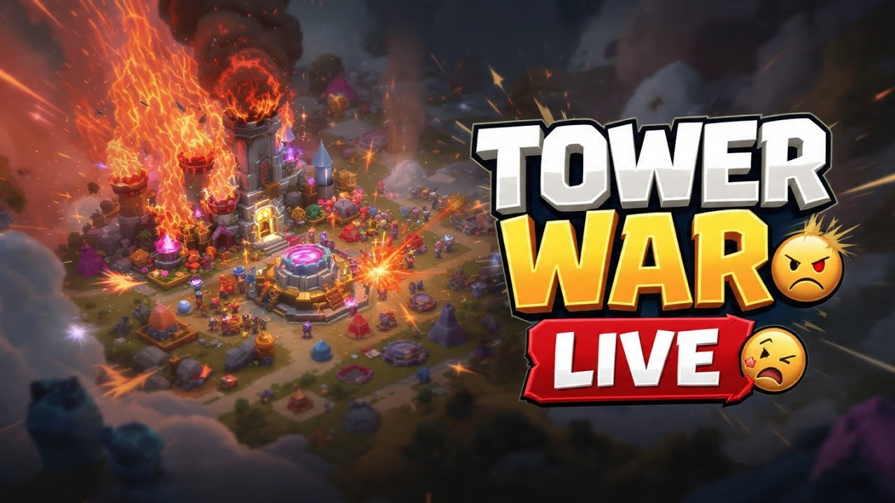 ​Unstoppable! ⚔️ Ek bhi Tower nahi chodunga - Tower War Strategy Live