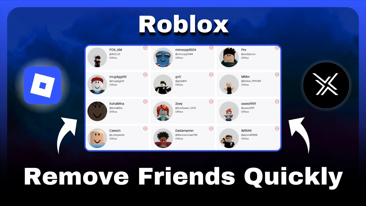 How To Remove Friends In Roblox Quickly Remove Multiple Friends In 