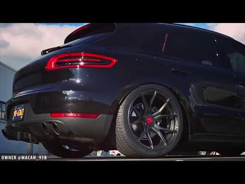 Loudest Porsche Macan S W Armytrix Exhaust Accuair Bagged Vorsteiner Wheels