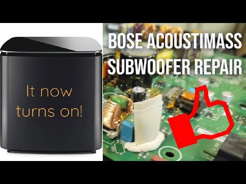 How to fix a Bose Acoustimass Subwoofer