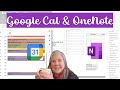 Using Google Calendar and OneNote Together