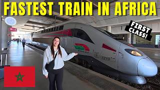 We Took Morocco's Famous Bullet Train For The First Time 🇲🇦 (First Class)
