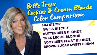 Belle Tress | COOKIES N CREAM BLONDE Compared to 6 Popular Colors | Which Colors are Similar?