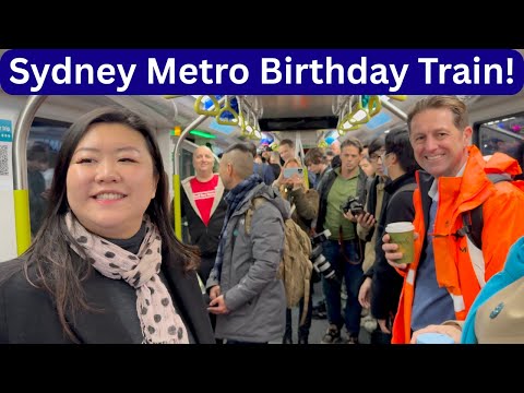 Sydney Metro City Extension - First Year Anniversary - Let's ride the Sydney Metro Birthday Train!