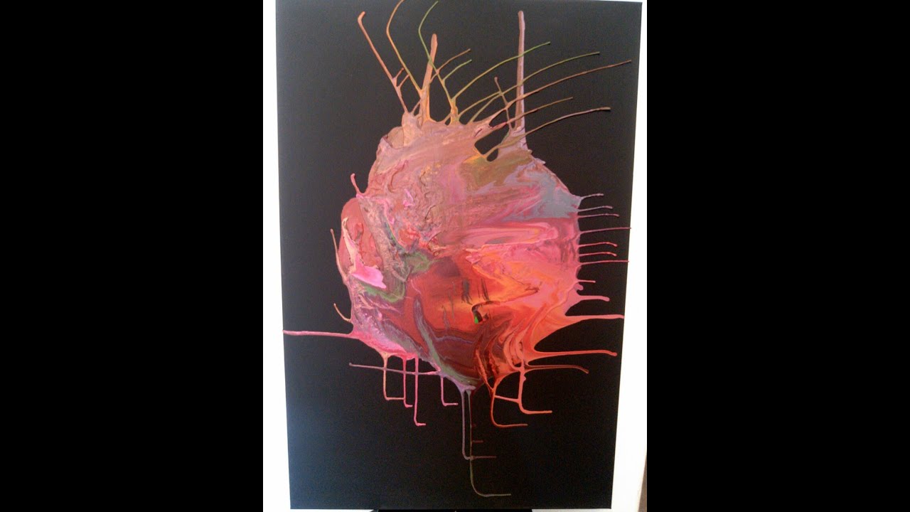 Melted Crayon Encaustic Art Kim Hoggan YouTube