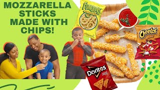 How to Make Mozzarella Sticks! OREO MOZZARELLA STICKS!! Designer DIY Gourmet Food!