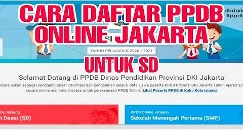 Cara Ajuan Akun PPDB SD Online melalui HP Android