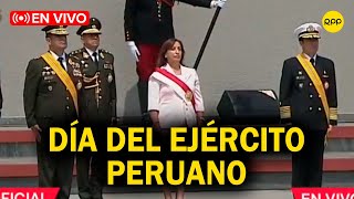 Presidenta Dina Boluarte asiste a ceremonia por el Día del Ejército del Perú | EN VIVO