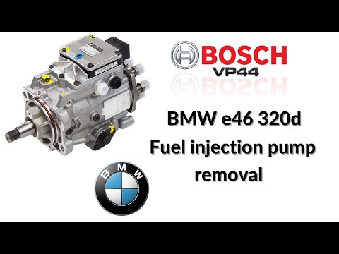 FUEL INJECTION PUMP BOSCH VP44 REPLACEMENT , TIMING. BMW E46 320d 136 hp ENGINE CRANKS BUT NO START