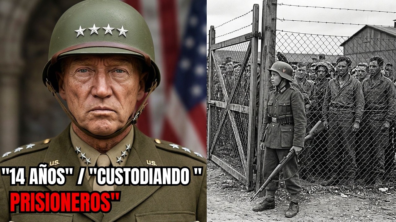 What Patton did when he found a 14-year-old German boy guarding prisoners of war.