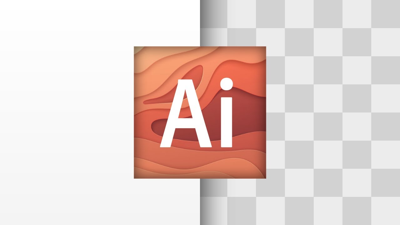 create clip art on adobe illustrator with transparent background