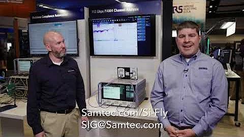 Samtec 112 Gbps PAM4 SI Fly Flyover® System, Rohde & Schwarz ZNA