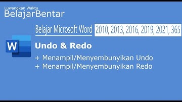Cara Menampilkan Kembali Tombol Undo Redo Yang Hilang di Word, Excel, PowerPoint (Audio Remake)