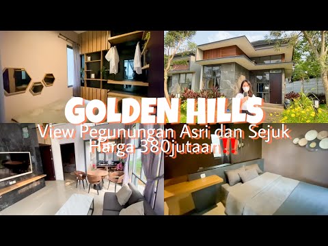 RUMAH DENGAN VIEW PEGUNUNGAN ASRI - GOLDEN HILLS SERPONG