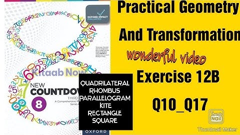 oxford new countdown book 8 third edition | chapter 12 |   Exercise 12B| Q10_Q17  complete