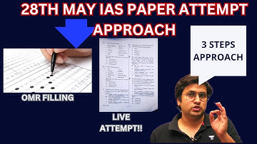 This is the best formula to Attempt 28th May  IAS paper !! LIVE ATTEMPT !! Don