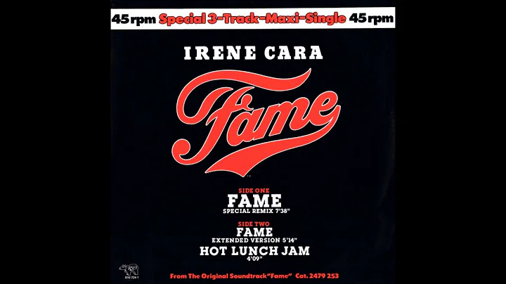 Irene Cara  Fame (Special Remix) 1983