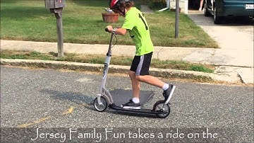 Jersey Family Fun takes the Xootr Kick Scooter for a test drive