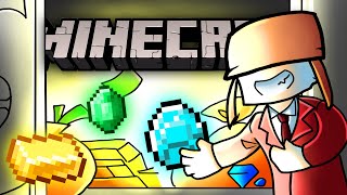 มายคราฟ โซเจอร์มาเป็นพนักงานธนาคาร | Minecraft เนื้อเรื่องพังสมอง