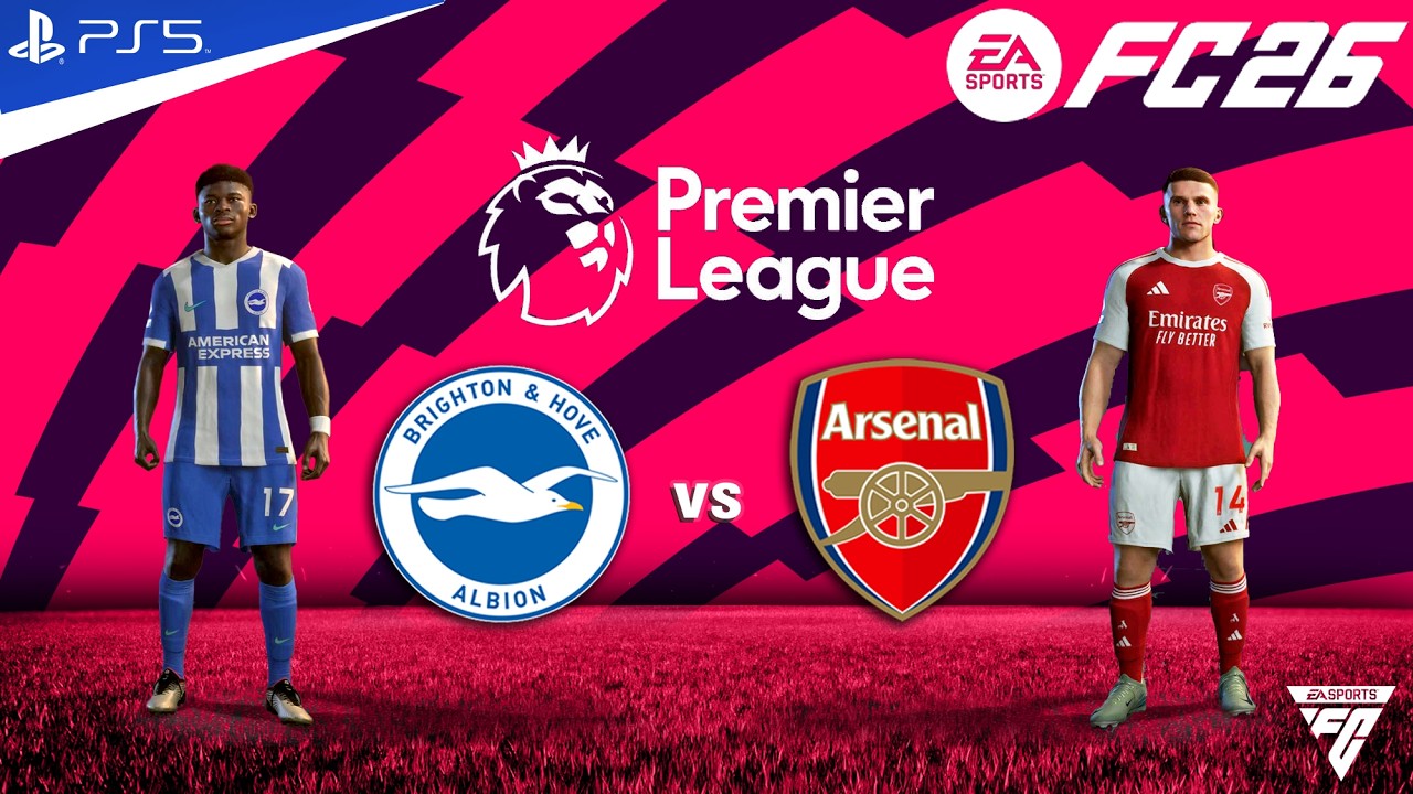 FC 26 - Brighton vs Arsenal - Premier League 25/26 Match - Authentic Gameplay | PS5™ 4K