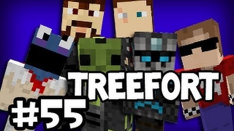 Minecraft: Tree Fortress w/ Creatures - Part 55: Dan Leaves, Fun Begins