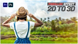 PARALLAX EFFECT - Convert 2D Photo to 3D In Premiere Pro & Photoshop