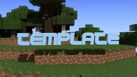 FREE Minecraft Blender Intro Template!