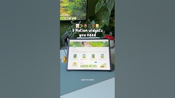 3 Notion widgets you need 📝✨🌷📱 #notiontemplate  #studioghiblinotion  #notion #productivity