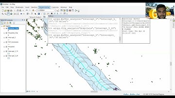 python file for buffer in arcGIS