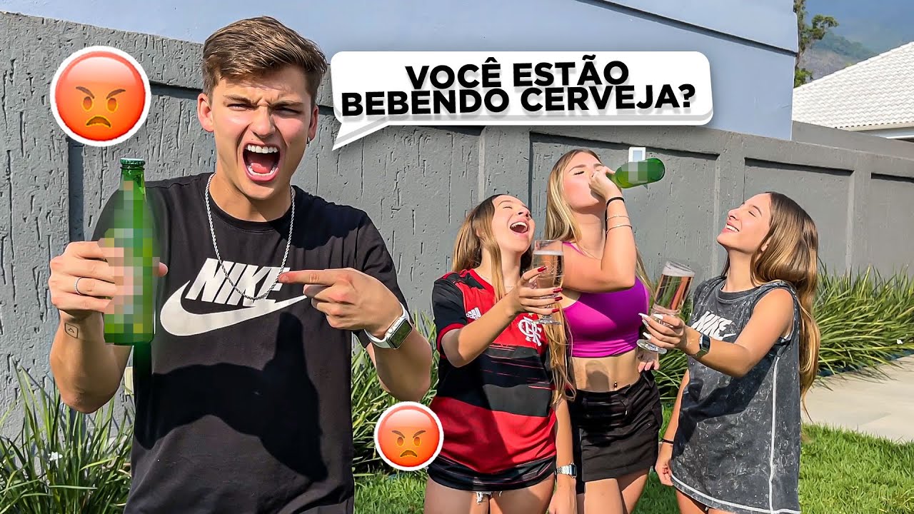 MINHA NAMORADA DEU CERVEJA PARA MINHA IRMÃ MAIS NOVA •Irmãos Scribel•