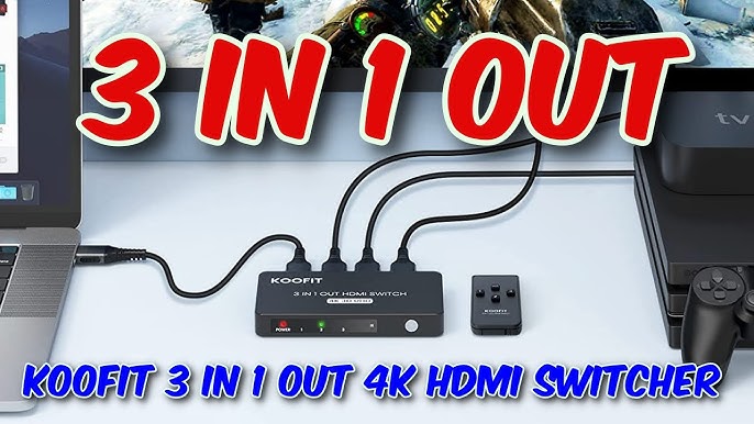 OREI UHD-301C: UltraHD 3x1 HDMI Switch- Bombay Electronics