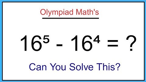 A Nice Olympiad Maths Simplification Question | Exponential Problem | Can you solve this? 