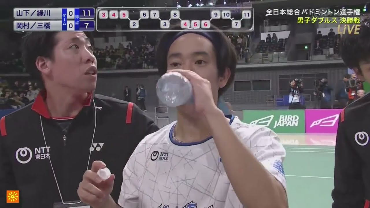 決勝 山下 恭平/ 緑川 大輝 vs 岡村 洋輝/ 三橋 健也 | 第79回 全日本総合バドミントン選手権大会 2025